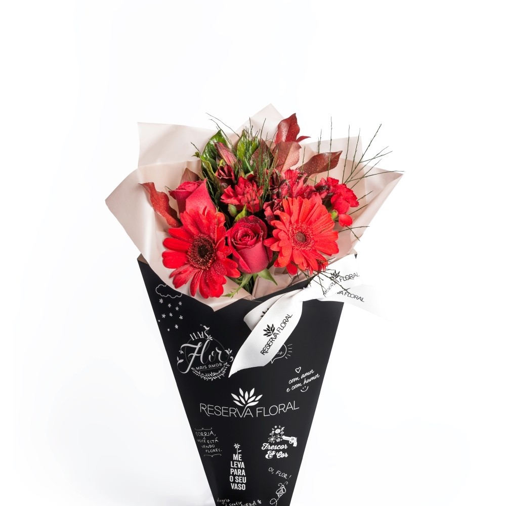 BUQUÊ SMALL VERMELHO 60X35