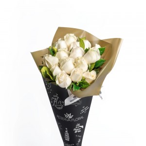 BUQUÊ DE ROSAS BRANCAS - 20 BOTÕES